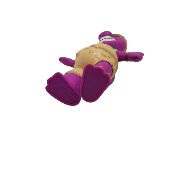 VTG BARNEY Figure Purple Dinosaur 1993 Lyons Group Safari Explorer 4" PVC Toy - Picture 5 of 12